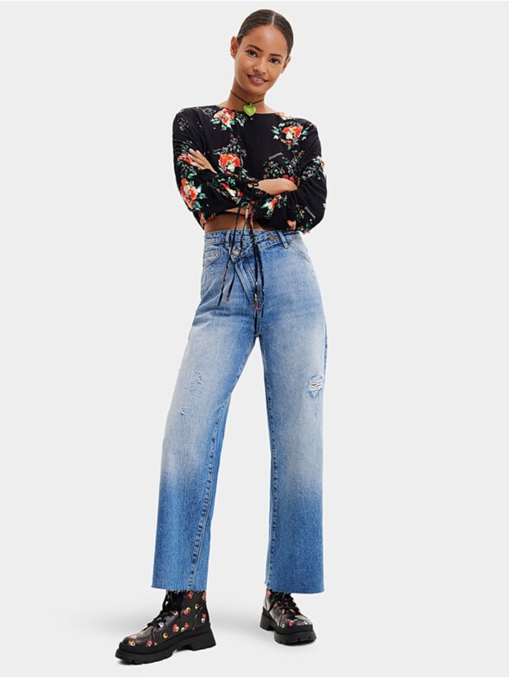 Desigual LEVADU criss cross jeans | size EU 36